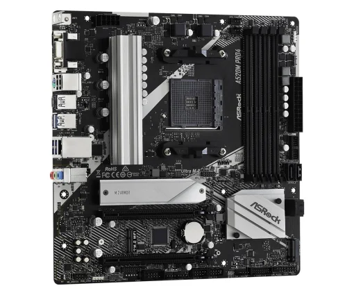 Материнская плата ASRock A520M Pro4 Socket AM4